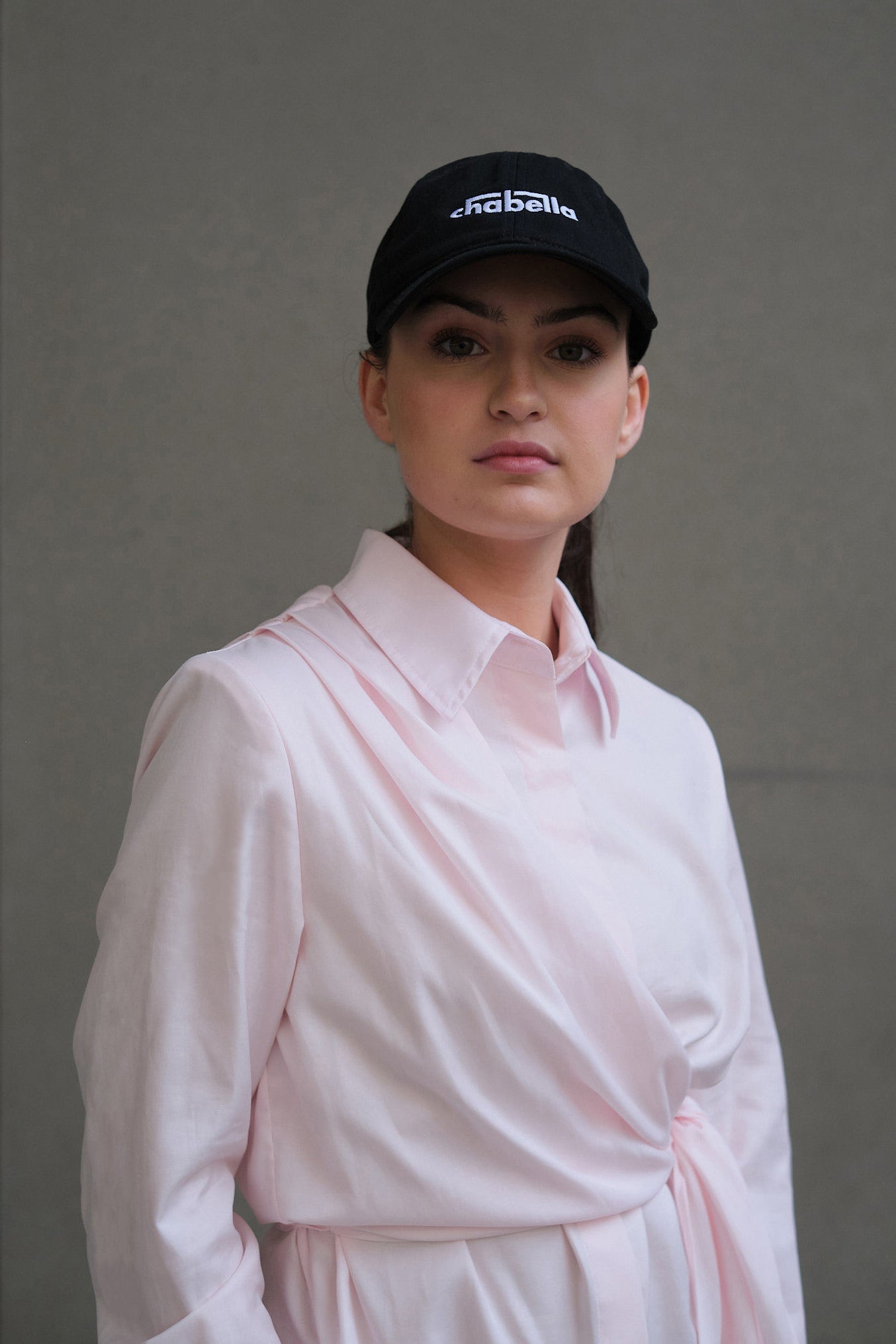 CHABELLA Organic Cotton Baseball Cap Black